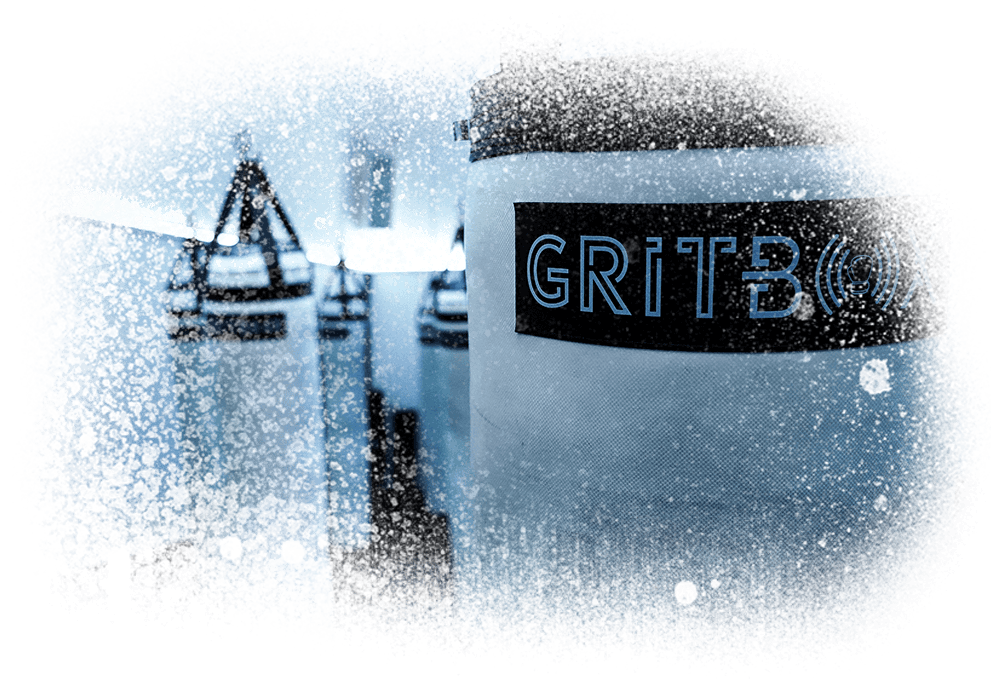 kickboxing bag inside Grit Box Fitness studio